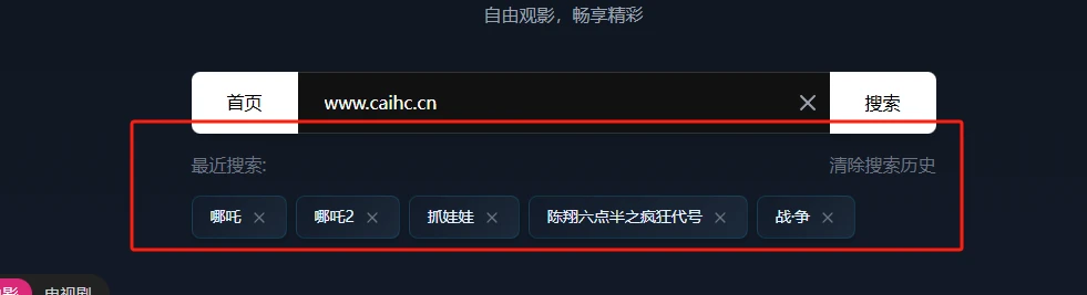 轻量级免费在线视频搜索源码无广告本地解析