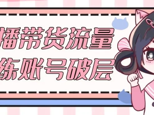 直播带货流量训练账号破层